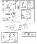 Carburetor Gasket Set - Carburetor Kit - Carburetor Overhaul Diagram and Parts List for 117432-0552-A1  Briggs and Stratton Engine